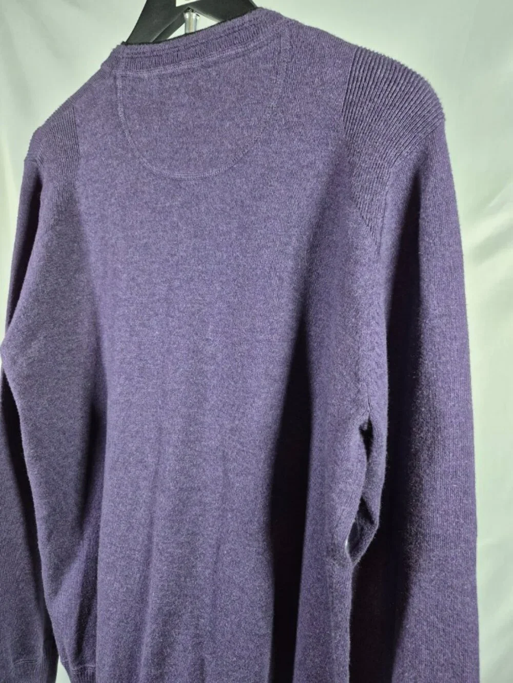 Nat Nast Luxury Originals Purple Cashmere Blend Sweater Men's Small